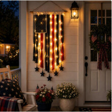 (70*100cm, C) American Flag Wall Hanging 3x5FT Outdoor Waterproof Fade-Resistant US Flag Decoration Indoor Outdoor Decor Double
