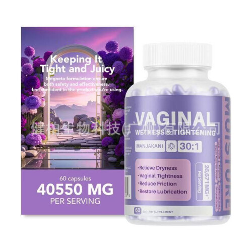 (60 capsules) Vaginal Moisturizing Capsules 60 Count Feminine Care Deep Hydration Gentle Formula