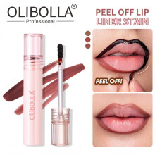 (5.5ml, 03#) OLIBOLLA Peel Off Lip Liner Matte Long Lasting Waterproof Non-Fading Lipstick Peelable Lip Gloss