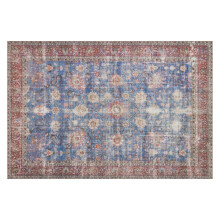 Loren Collection LQ-01 Blue Brick Oriental Area Rug 2.5 x
