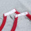Damen Body Langarm V-Ausschnitt Grau Rot Elastisch M — gerippte damenbodys, bodys mit v-ausschnitt 5