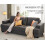 VANACC Modern Sofa Set Grey Bouclé 3-Piece 5