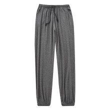 Men's Lightweight Pajama Pants Stretchy Solid Loose Fit