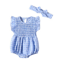 Boys Bodysuit Soft Breathable Lattice Sleeveless Onesie