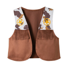 Western Cowboy Vest for Boys Fringe Jacket Halloween Party