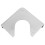 Silver Resin Billiard Table Corner Plate Decoration 4 pcs 1