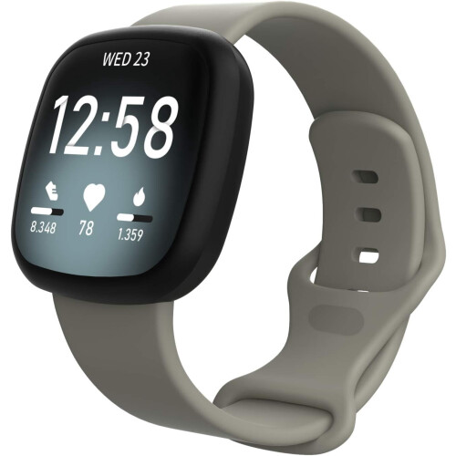 Cinturino in morbido silicone per Fitbit Versa4/3 e Sense. 1