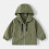 Boys Windbreaker Jacket Lightweight Hooded Zipper Solid 2