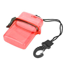 Waterdichte duikzegeldoos, droge opslagcontainer met-Rood