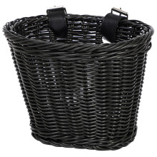 Kid Bikes Front Basket Waterproofs Plastic Wovens Bikes-Black