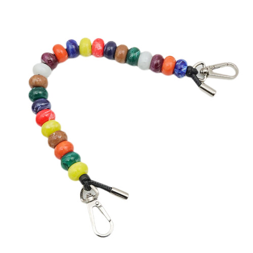 Eye Catching Resin Purse Chain Replaceable-Baili colored beads