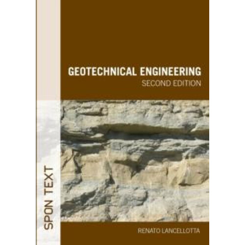 Geotechnical Engineering by Renato Lancellotta Paperback Book