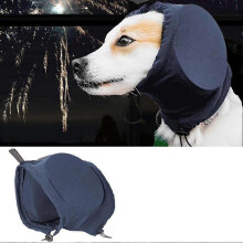 (S, Blue) Dog Earmuffs Noise Reduction Hearing Protection Anti-Noise Noise Dogs Supplies Earmuffs Pet Reduction Noise Cancelling L