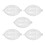 5 stuks Fishings Slip Cast Spin Float Ovale Bubble Fishings 1