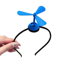 Lovely Propeller Headband Woman Traking Photo Hairband-Blue