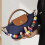 Eye Catching Resin Purse Chain Replaceable-Baili colored beads 8