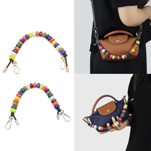 Eye Catching Resin Purse Chain Replaceable-Baili colored beads 2