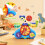 deAO Toys Gear Building Block Stacking Set for Kids 3