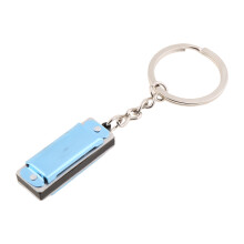 Porte-clés Harmonica coloré pour porte-clés pour porte-clés-Bleu