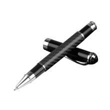 Kohlefaser-Signatur-Gel-Kugelschreiber, schwarze Tinte,-Schwarz