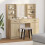 VidaXL vidaXL Dressing Table Set with Drawer 3 pcs Sonoma Oak Engineered Wood 1