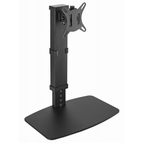 Supporto per schermo - GEMBIRD - MS-D1ST-02 - Altezza regolabile - 17''–32'' - Nero