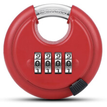 Outdoor Combination Padlock 4-Digit Heavy Duty Disc Lock