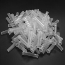 Tubo Floral 200-Pacote Tubo de Flores, Frascos de Flores, Tubo de água Floral para Arranjos de Flores, Plástico Transparente, 0,6 x 0,6 x 2,8