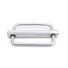 2 Stücke 50 mm 316 Edelstahl Gleitschnalle Triglide Gurtband Schieber Gurthalter für Hüftgurt Schultergurtverstellung