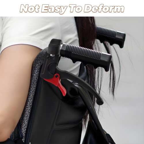 Black Plastic Wheelchair Brake Handles Universal 1 Pair 2