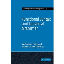 Functional Syntax and Universal Grammar by Foley Paperback Book