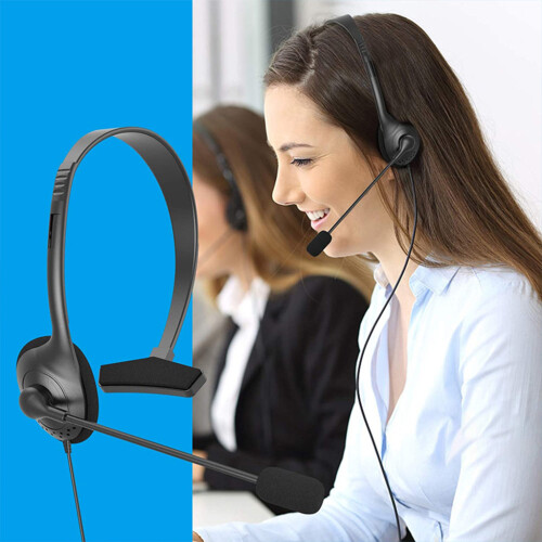 Telefoonheadset met microfoon, ruisonderdrukking en 1