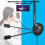 Telefoonheadset met microfoon, ruisonderdrukking en 8