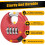 Outdoor Combination Padlock 4-Digit Heavy Duty Disc Lock 2