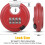 Outdoor Combination Padlock 4-Digit Heavy Duty Disc Lock 5