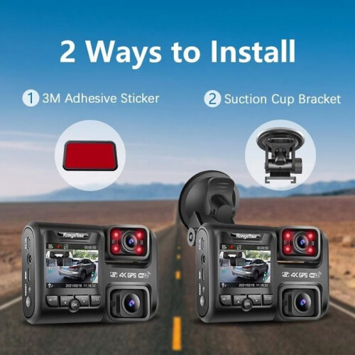 Auto Wifi Camera Dubbele Dashboard FHD 4K GPS Videorecorder Dashcam 1