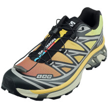 Salomon Xt-6 Unisex Running Trainers in Black Yellow - 7.5 UK