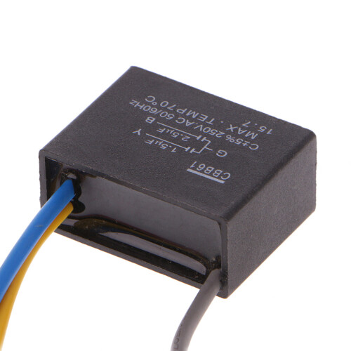 Deckenventilatorkondensator CBB61 1,5 uF + 2,5 uF 1
