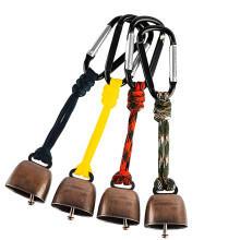 Loud Hiking Bells Pendant Keychains with Carabiner Hook-D Shape