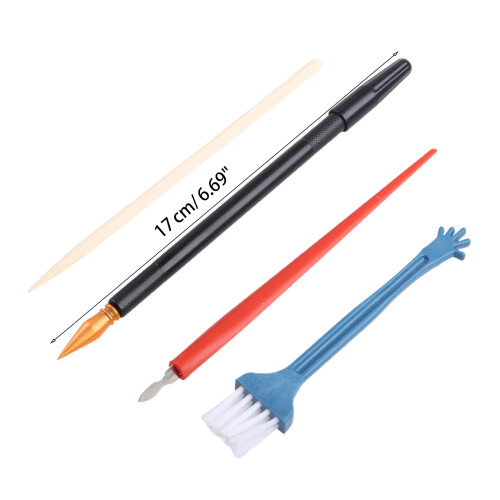 5PCS Scratch Art Tool met Dual-tip Scratch Pen Reparatie Inkt 1