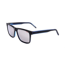 Óculos de Sol Hugo HG 1242/S 56/15/145 Preto azul Acetato MASCULINO HG 1242/S