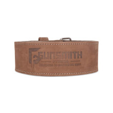 Gunsmith Fitness Weight Lifting Belt – Shibusa Genuine Leather Handmade Back Support Lifting Belts for Men & Women – Bodybuilding, Squats &