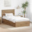 VidaXL vidaXL Bettrahmen Artisan-Eiche 100 x 200 cm Holzwerkstoff 1