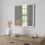 EEMKAY New Modern Essentials 55cm Square Shape Mirror Home Decor White M-21 1