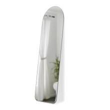 Umbra Hubba Arched Floor Length Mirror with Metallic Frame, Leaning or Wall-Mount, Modern Style for Bedroom, Bathroom, Entryway and More, 62 x