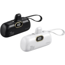 [2-Pack]Portable Charger for iPhone 17/16/15/14/13/12/11, Mini Power Bank 5000mAh PD USB C & USB-L Portable Phone Charger, Battery Pack for iPhone
