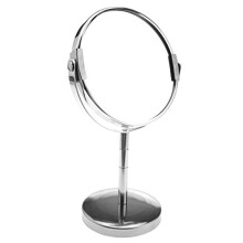 YINETTECH 3x Magnifying Stand Mirror Dual Sided Round Makeup Standing Mirror