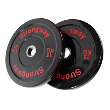 Strongway Olympic Bumper Weight Plates (5KG 10KG 20KG) Discs for Barbell - 2 Inch (2") / 50mm Hole - Weight Lifting Workout for Home Gym Fitness Men