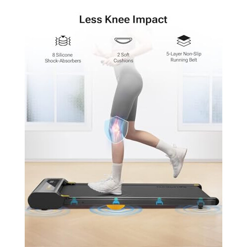 Urevo SpaceWalk Lite Walking Pad, Under Desk Treadmill, Remote Control 1