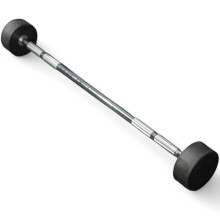 Fixed Weight Rubber Barbell Straight Handle (25, Kilograms)
